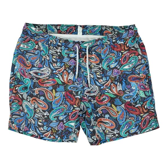 Bluemint Swim Short Classic Signature Arthus Paisley‎ Print Mens Small - Picture 1 of 3